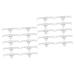 NOLITOY 20 Pcs Eyebrow Guide Measure Tool Microblading Eyebrow Ruler Artifact Disposable