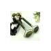 Home Decoration Jade Facial Massage Roller - Natural Jade Anti Aging Neck Body and Eyes Massager Skin Tightening De-Puff Face Scraper Full of Texture (Size : 5.5 Inch A Type Golden)