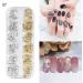 Desikixudy Star Month Gold and Silver Nail Art Metal Shell 3D Nail Decoration Studs Rhinestones Nail Art Design Charms Stone 07 - Buy Online on SooperMarket.com