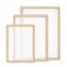 Worown 3 Size Wooden Paper Making Mould Frame Papermaking Screen for DIY Paper Craft and Dried Flower Handcraft