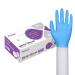 Nitrile Gloves 100Pcs 1000 Pcs Disposable Blue, Small/Medium/Large/XLarge, No Latex No Powder Large (Pack of 100) Blue-100 Pcs
