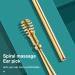 Gold Steel Ear Wax Picker - Earpick Wax Remover Curette for Ear Cleaning - Buy Online on SooperMarket.com