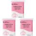 FRCOLOR 540 Pcs Face Cotton Pads Make up Wipes Disposable Wipes Cleaning Wipes Makeup Cotton Pads Face Wipes Facial Cleansing Wipes Facial Cotton Pads Clean Wipes Bagged Powder Puff White 6X5CMx3pcs Whitex3pcs