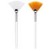 2 pcs fan brush facial mask brush soft make-up mask brushed tool facial brushes.