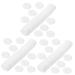 FRCOLOR 300 Pcs Thick Overlock Cotton Friendly Reusable Cotton Rounds Reusable Cotton Pads Reusable Face Pads Nail Polish Remover Pads Cosmetic Non-Woven Fabric Powder Puff Travel White
