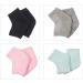 Minkissy Heel Socks - Silicone Gel Spa Socks for Cracked Heels & Dry Feet Repair | Moisturizing Cuff Support - Buy Online on SooperMarket.com