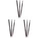 FOYTOKI 3pcs 2 1 Eyebrow Brush Eyebrow Makeup Waterproof Eyebrow Pen Brow Pencil Microblading Pen Stand - Buy Online on SooperMarket.com