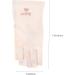 Exceart UV Nail Lamp Gloves - Cotton Finger Gloves for Women Manicure | UV Protection Hand Gloves in Flesh Color - Buy Online on SooperMarket.com