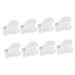 Healeved 4 Pairs Magnetic Splitter Magnet Tool Hammer Straightener Pedicure Tools Separators for Women Hammer for Women Bunion Pads Sebs Transparent Splints