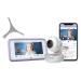 Hubble Nursery Pal Connect Touch 5" Smart HD Baby Monitor with Camera and Audio, Room Temperature Sensor, Pan, Tilt, Zoom, 2-Way Talk, Night Vision, WiFi baby camera with Interactive Education Content