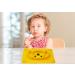 Qshare Toddler Plate - BPA-Free Silicone Placemat for Kids | Strong Suction, Dishwasher & Microwave Safe | Portable Baby Plates (3Puppy-Yellow) - Buy Online on SooperMarket.com