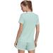 Buy Adidas Women's T-Shirt XS - Clear Mint | Stylish & Comfortable | International Shipping Available - Buy Online on SooperMarket.com
