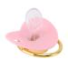 Silicone Pacifier Ergonomic Ultralight Soft Baby Pacifier for Baby Playing (Pink)