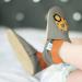 Dotty Fish Soft Leather Toddler Shoes for Boys | Non-Slip Suede Soles | Yellow Digger Design | 0-6 Months to 4-5 Years - Buy Online on SooperMarket.com