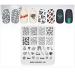 Nail Stamping Plate Fashion Diamond Lipstick Make Up Beauty Theme Multi-Pattern Stamp Print Image Stamp Template Nail Art for Nail Design 3#