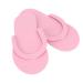 KENANLAN 12 Pairs Spa Slippers 3mm Disposable Flip Flops Foam Pedicure Flip Flops Portable Slippers for Hotel Home Nail Salon Guests Order in Pink
