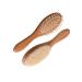 KALLORY 1 Set Bath Accessories Set Hair Massager Wooden Hair Comb Hair Scalp Massager Baby Bath Scrubber Wooden Baby Bath Brush Hair Brush for Baby Hairbrush Massage Brush Bath Products