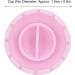 Eyelash Extension Glue Ring Cup 1.5cm / 0.6in Stable Wearing Easy To Wear Eyelash Glue Ring Cup Strong Flexibility for Professional Use(Pink 100 pcs a pack) - Buy Online on SooperMarket.com