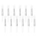 MAGICLULU Silicone Lip Scrubber 12pcs Silicone Lip Brush Lip Wand Cosmetic Lipstick Brush Mini Lipsticks Mini Lip Gloss Lip Plumper Gloss Clear Silicone Applicator Travel Mascara Silica Gel 5x1cm As Shown 3
