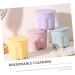 Mikinona 2 Sets Pp Washing Bowl Beauty Brush Scrubber Bowl Cleaning Bowl Cosmetic Brush Cleaning Mat Makeup Brush Makeup Tool Cleaner Silica Gel Cleaning Supplies Portable 8.5x8CM As Shown - Buy Online on SooperMarket.com