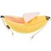 Banana Hamster Bed House Hammock Small Animal Warm Bed House Cage Nest Hamster Accessories for Sugar Glider Hamster Small Bird Pet - Buy Online on SooperMarket.com
