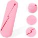 Angoily Silicone Makeup Brush Organizer Bag - Pink Cosmetic Brush Holder & Storage - Small Makeup Bags (20.5x6.5cm) for International Shipping - Buy Online on SooperMarket.com