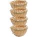 Obelunrp Bird Nest for Wildbird 6pcs 3.9inch Bamboo Woven Nesting Boxes for Wild Birds Hatching Breeding Cave for Parrot Canary or Cockatiel - Buy Online on SooperMarket.com
