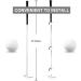 Yamato Two-Way Mini Golf Putter Set with Real Golf Balls - Right and Left Handed, Ideal Gift for Kids and Adults - Buy Online on SooperMarket.com