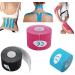 1 roll white kinematics muscle tape elastic cotton tape - Buy Online on SooperMarket.com