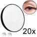 ARAZO 20X Magnifying Mirror - Professional Pocket Vanity for Eye Makeup and Eyebrow Tweezing - Buy Online on SooperMarket.com