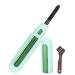 Verdant Touch Heating Eyelash Curler USB Rechargeable Electric Eyelash Curler Long-Lasting Curling Tool with Heating Green