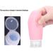 4PC Silicone Travel Bottles 100ml Refillable Portable Containers for Toiletries & Shampoo - Perfect for Travel - Buy Online on SooperMarket.com