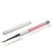 Acrylic Brush Size 4 - White/Pink Round with Rhinestones for Acrylic Nails | International Shipping Available - Buy Online on SooperMarket.com
