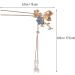Minkissy Chinese Hair Stick 1 Pair of Retro Flower Hair Chopsticks Hairpin Japanese Chignon Pin Vintage Hair Accessories - Buy Online on SooperMarket.com