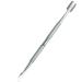 Wishbeauty Professional Stainless Steel Dual Tool Cuticle Pusher Double End Manicure Pedicure Nail Cleaner Gel Polish Remover