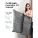 SUTERA Silverthread Waffle Towel California | Quick Drying & Ultra Soft Luxury Hand Towel | Grey 16x30 - Buy Online on SooperMarket.com