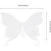 ibasenice Girls Wings Fairy Wings Butterfly Wing Dress Up Butterfly Wing Prop Elegant Style Butterfly Wing White - Buy Online on SooperMarket.com