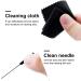 Hearing Aid Maintenance Kit - 7 Piece Cleaning Tools & Earphone Cleaner Kit with Vent Cleaner, Steel Pick, Screw Driver, Brush & Carrying Case - Buy Online on SooperMarket.com