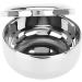 Sleek Stainless Steel Shaving Soap Bowl - Ideal for Business Beards | Universal Size & Modern Design - Buy Online on SooperMarket.com
