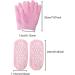 Moisturizing Gel Socks & Gloves Set for Softening Cracked Feet - Reusable Foot Care Spa Treatment (Pink) | International Shipping Available - Buy Online on SooperMarket.com
