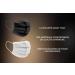 Black Shield 100+2 Black Face Masks - 3 Layers - Ultra Comfy - Disposable - Buy Online on SooperMarket.com