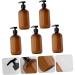 FRCOLOR 15 Pcs Lotion Press Bottle Travel Body Wash Lotion Pump Bottles Dispenser Travel Shampoo 500ml Travel Container Plastic Pump Bottle Travel Lotion Liquid Pump Emulsion The Pet Brownx3pcs 19.5x6.4cmx3pcs - Buy Online on SooperMarket.com