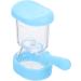 Healifty Glass Cleaner Accessories Set - 6pcs Sky-blue Silicone Cups for Effective Cleaning of Glasses, Makeup Tools, and Bath Containers - Buy Online on SooperMarket.com