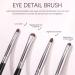 1/4Pcs Small Angle Precise Detail Eyeshadow Brush Soft Horse Hair Eyelid Highlighter Lying Silkworm Up Eyes Brushes Makeup Make - Buy Online on SooperMarket.com