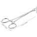 CORHAD Reptile Feeding Clip Reptile Tongs Feeding Reptile Tools Stainless Steel Silver - Buy Online on SooperMarket.com