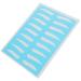 NOLITOY 8 Pairs Tools Card Eyebrow Training Tool Eyebrow Shaping Stencils Material Eyebrow Trimming