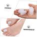 8pcs Toe Separator & Nail Protector Set | Big Toe Night Splint & Yoga Separator | Bunion Guard & Orthotic Foot Support | White Sebs Gel Material - Buy Online on SooperMarket.com