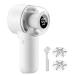 Fabric Shaver 2 in 1 Electric Lint Remover Adjustable Digital Display Portable Sweater Defuzzer Fabric Shaving Tool with 2 Blade Heads for Clothes Sofa