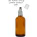 Buy 5 x 100ml Brown Glass Spray Bottles with Pump Atomizer & Protective Cap - Ideal for Essential Oils & DIY Projects | International Shipping Available - Buy Online on SooperMarket.com
