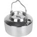 BESPORTBLE 1.2L Stainless Steel Camping Kettle - Lightweight Outdoor Hiking Gear with Handle | Portable Tea Coffee Pot for Campers - Buy Online on SooperMarket.com